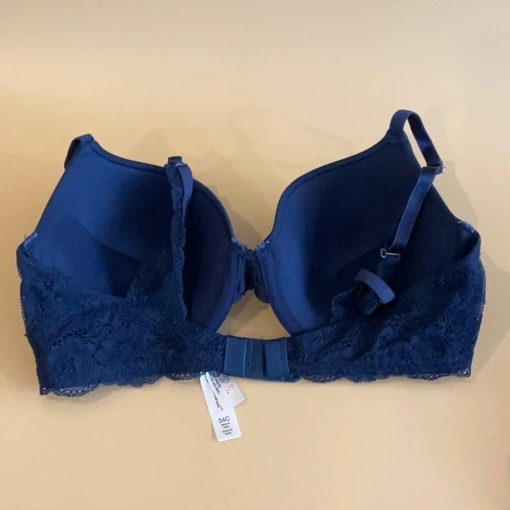 Gillian & O’Malley 2 padded bras navy/black